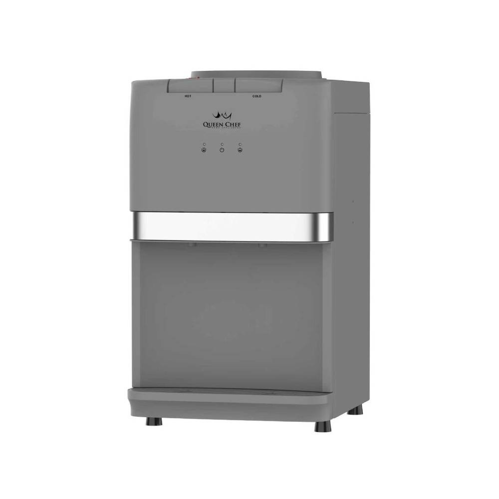 Queen Chef Queen Chef Table Top Hot & Cold Water Dispenser - Silver | BYT580 S - Home & Kitchen - Lebanon