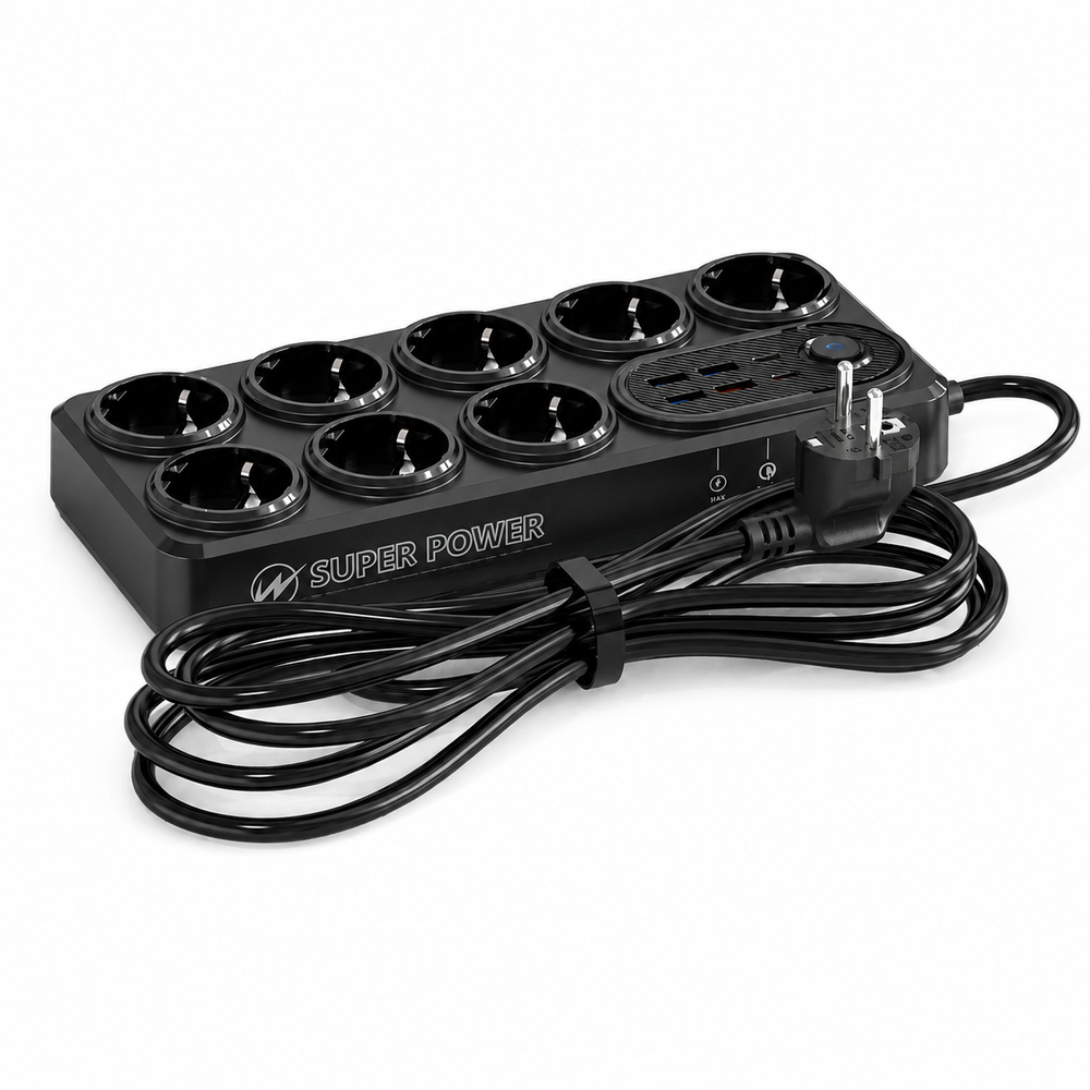 Moxom MOXOM MX-ST22 PD & QC 14-in-1 High Duty Power Strip | MX-ST22 - Computers & Tech - Lebanon