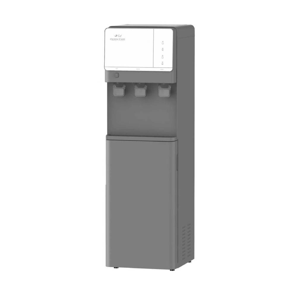Queen Chef Queen Chef Bottom Loading Hot, Normal & Cold Water Dispenser - Silver | LY626 S - Home & Kitchen - Lebanon