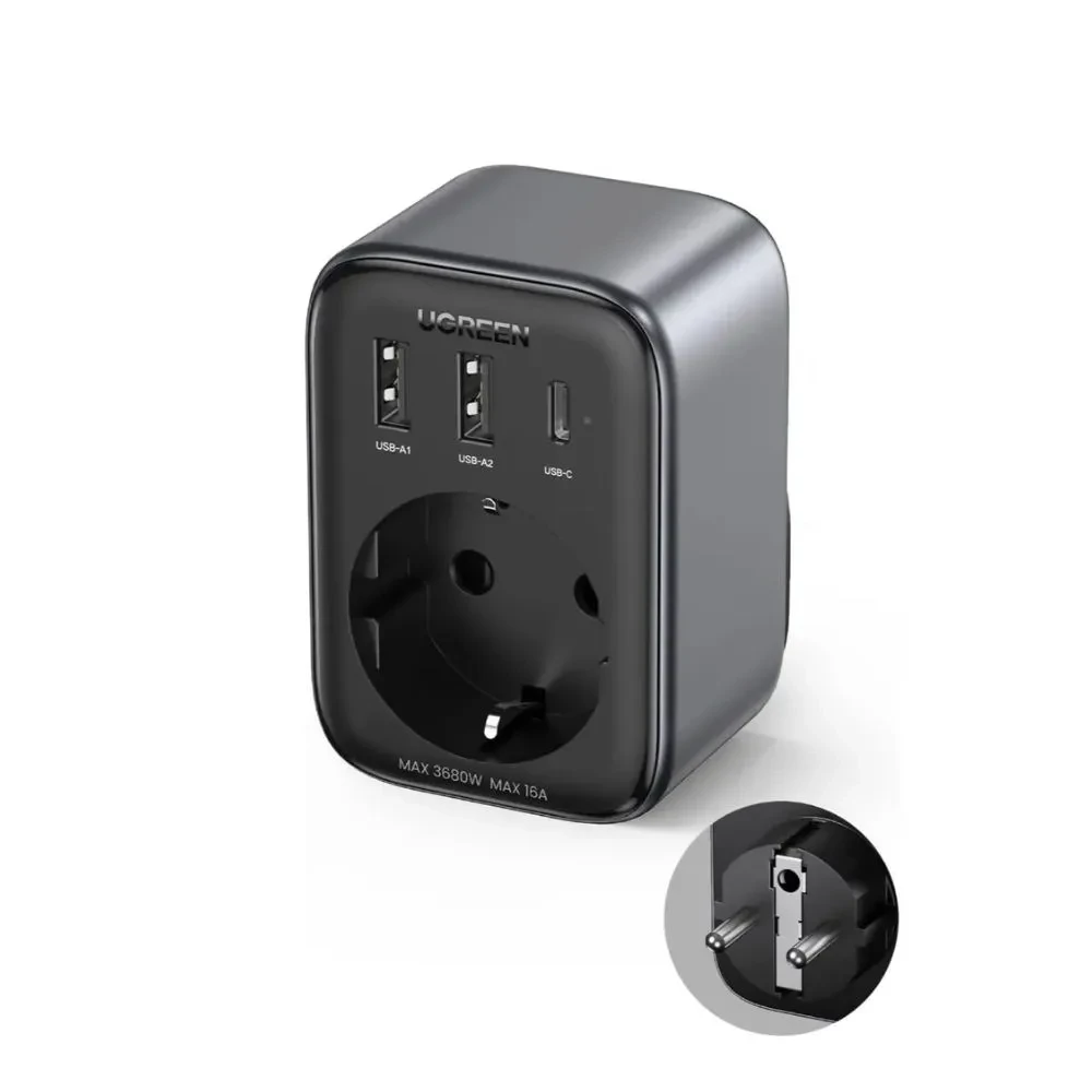 UGREEN UGREEN 4-in-1 Wall Outlet Extender 30W Fast Charging | 90613 - Phones & Wearables - Lebanon