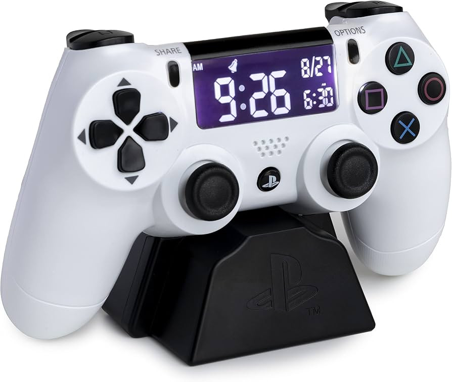 Paladone Paladone PlayStation 4 Controller Alarm Clock for Bedroom - Digital Display - Official Merchandise - Gaming - Lebanon
