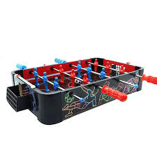 Mini Football Soccer Foosball Table Game for Kids LED Neon 2 Player - Toys & Games - Lebanon