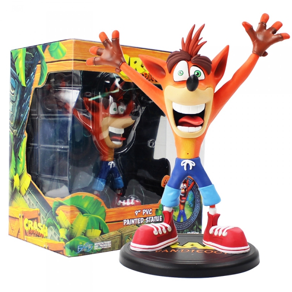 Crash Bandicoot Crash Bandicoot 22CM Scale PVC Action Figure with box - Toys & Games - Lebanon