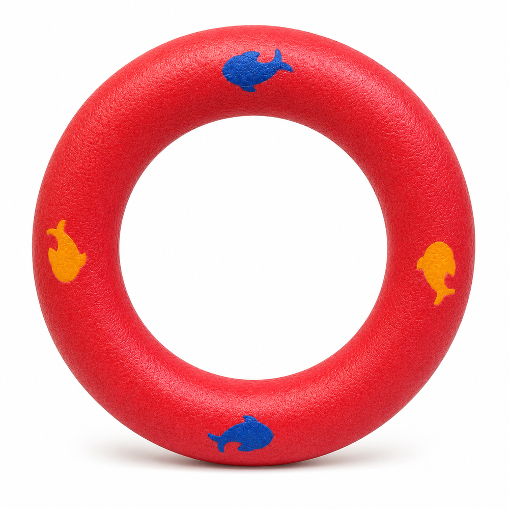 Kids Foam Swimming Ring - Red | 8090-L - Sports & Outdoors - Lebanon