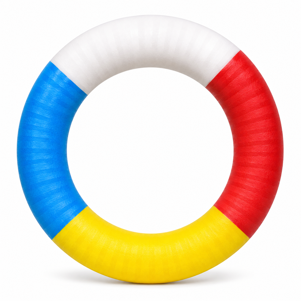 Kids Foam Swimming Ring - Multicolor | 8089-XL - Sports & Outdoors - Lebanon