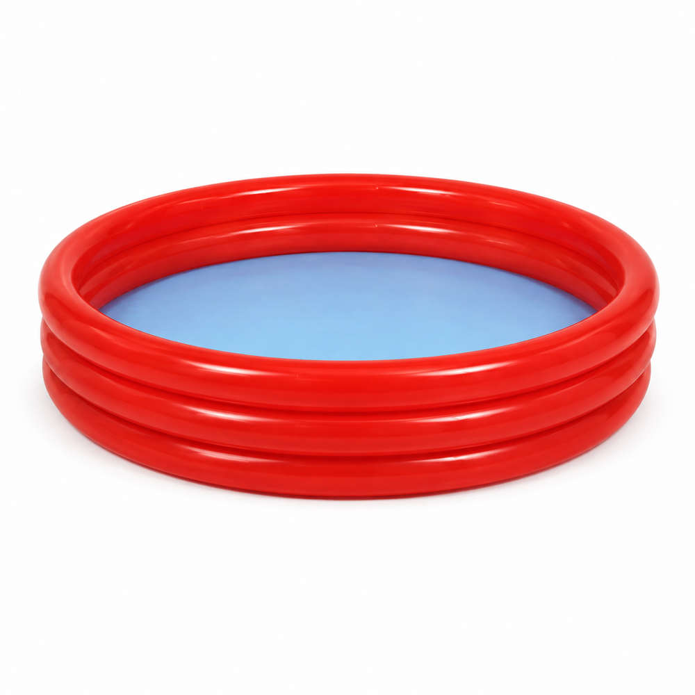Jilong Ages 2-6 Plain Pool 122X25CM - Red - 10303-1 - Sports & Outdoors - Lebanon
