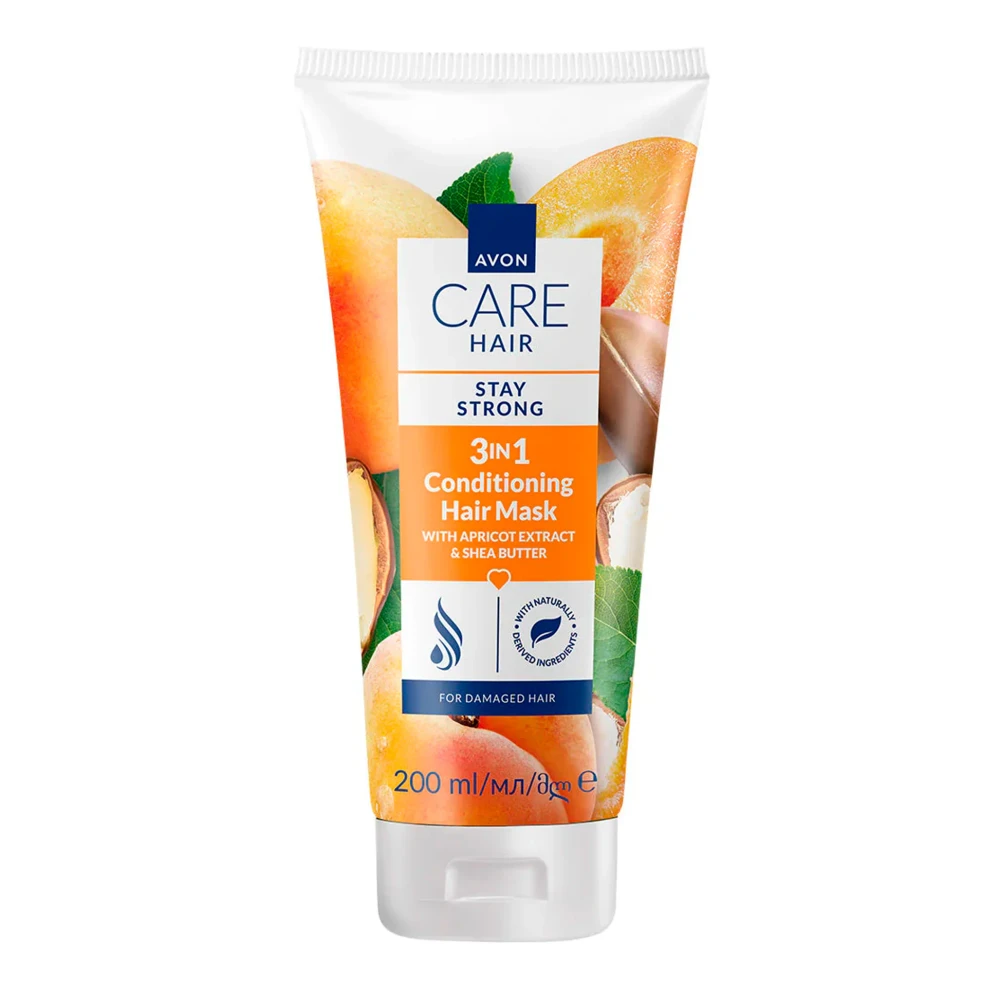Avon Avon Care Hair 3 in1 Hair Treatment Mask Strengthen with Apricot & Shea 200ml | AV-1567707 - Beauty & Personal Care - Lebanon