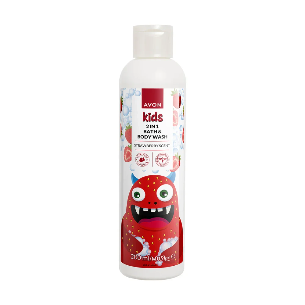 Avon Avon Kids 2in1 Bath & Body Wash Strawberry 200ml | 1550602 - Beauty & Personal Care - Lebanon