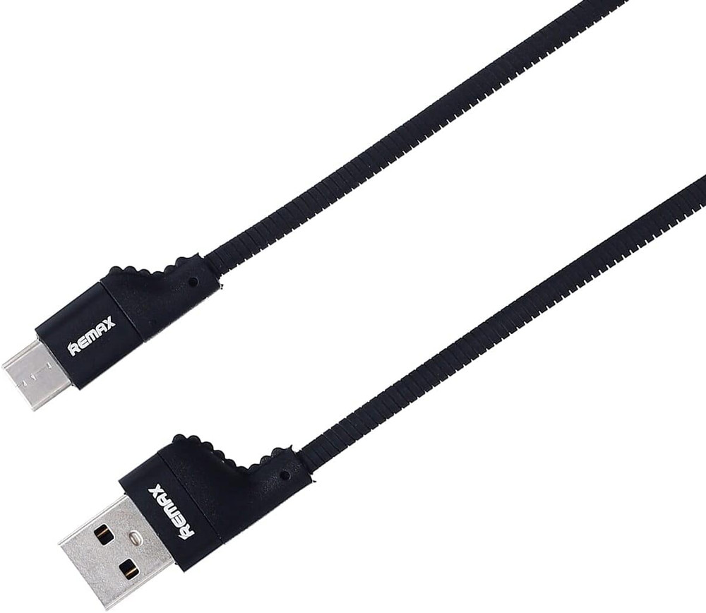 Remax Remax Camaroon RC-108A Type-C to USB Charge & Sync Cable - Black | OD-28918 - Computers & Tech - Lebanon