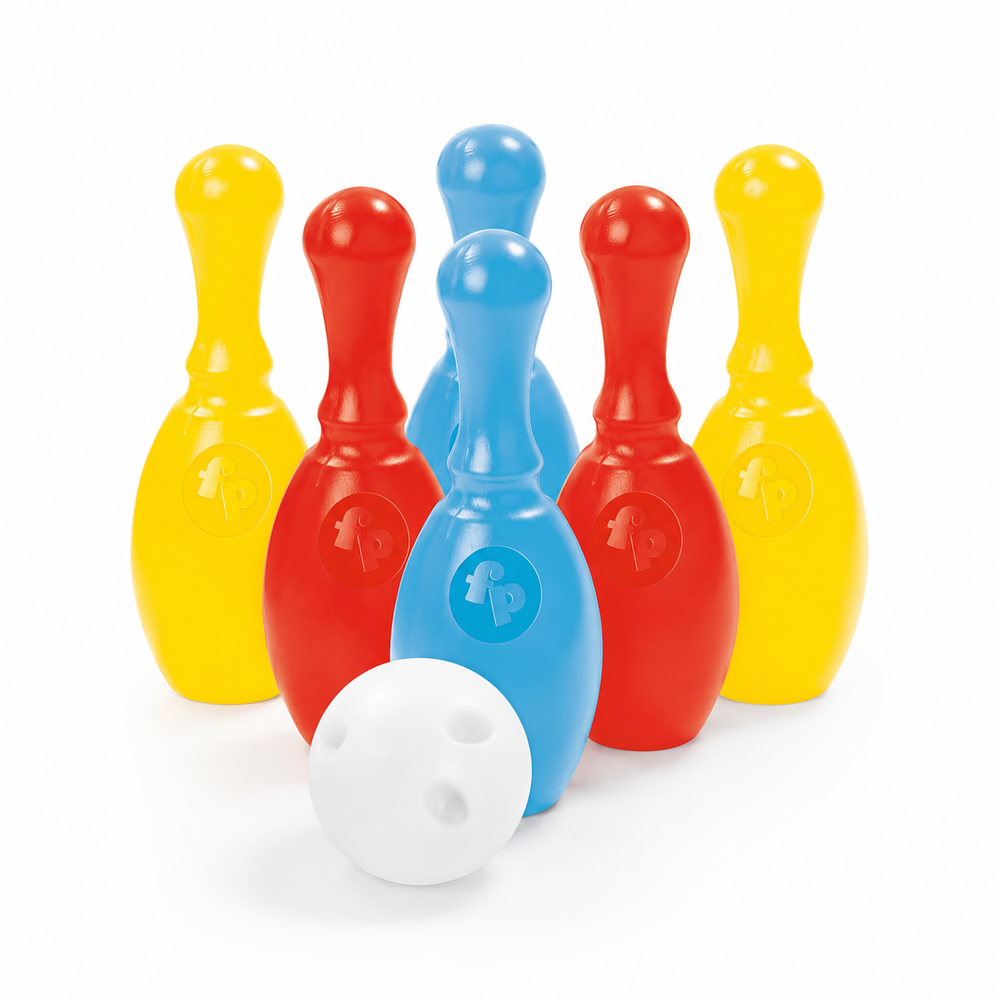 Fisher Price Fisher-Price Bowling Ball & 6 Pins 24m+ | 1825 - Toys & Games - Lebanon
