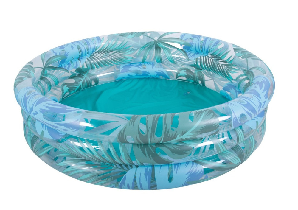 Tropical Leaf Inflatable Pool 158x158x40cm | 51623 - Sports & Outdoors - Lebanon