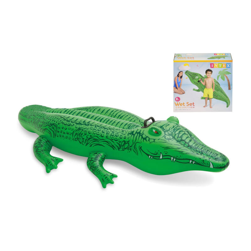 Jilong Jilong Crocodile Ride-On Inflatable Float Age 3+ | 31225 - Sports & Outdoors - Lebanon