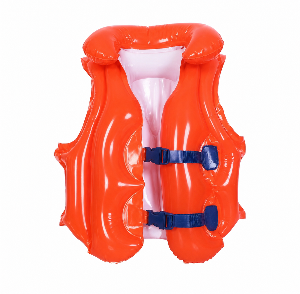Jilong Jilong Plain Swim Vest 46x42cm - Red | 32288 - Sports & Outdoors - Lebanon