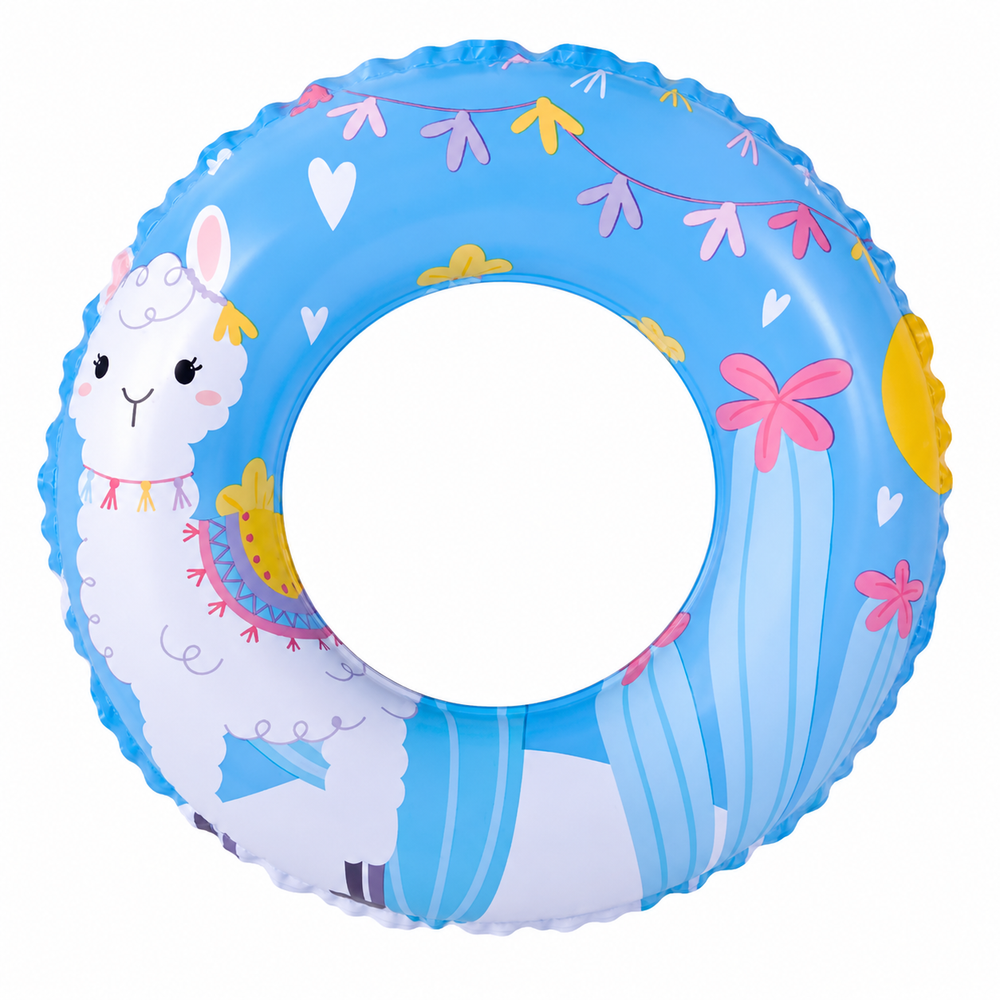 Jilong Jilong Alpaca Swim Ring 60cm - Blue | 37618 - Sports & Outdoors - Lebanon