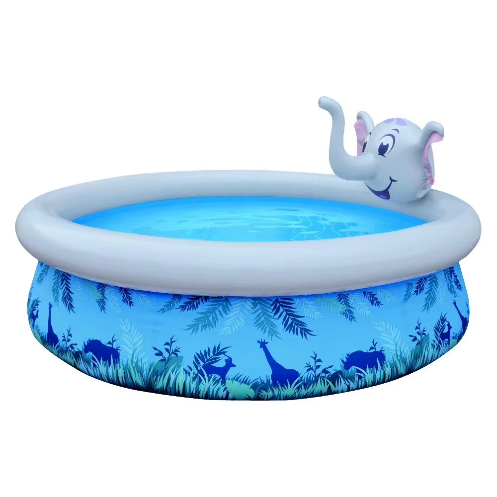 Jilong Jilong Elephant 3D Spray Pool 205x47cm - Sports & Outdoors - Lebanon