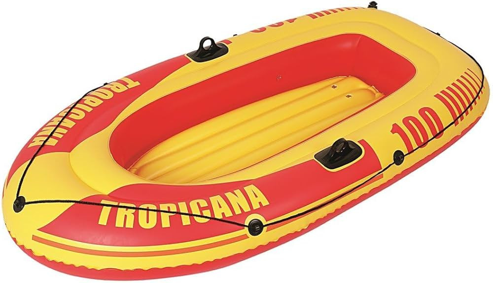 Jilong Jilong Tropicana 100 Inflatable Boat 185 × 98 × 28cm | 34263/1 - Sports & Outdoors - Lebanon