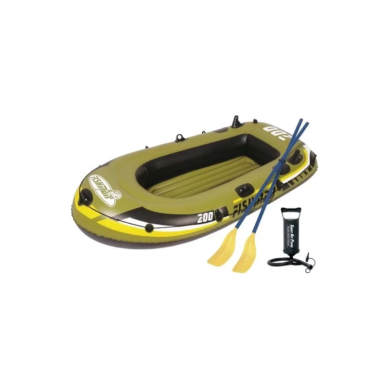 Jilong Jilong Fishman 200 Inflatable Boat Set 218 × 110 × 36cm | 27207-1 - Sports & Outdoors - Lebanon