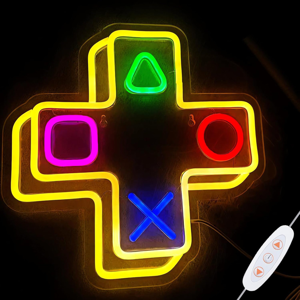 IPlay LED Light Neon Sign For Wall Decor - PS Icons - Computers & Tech - Lebanon