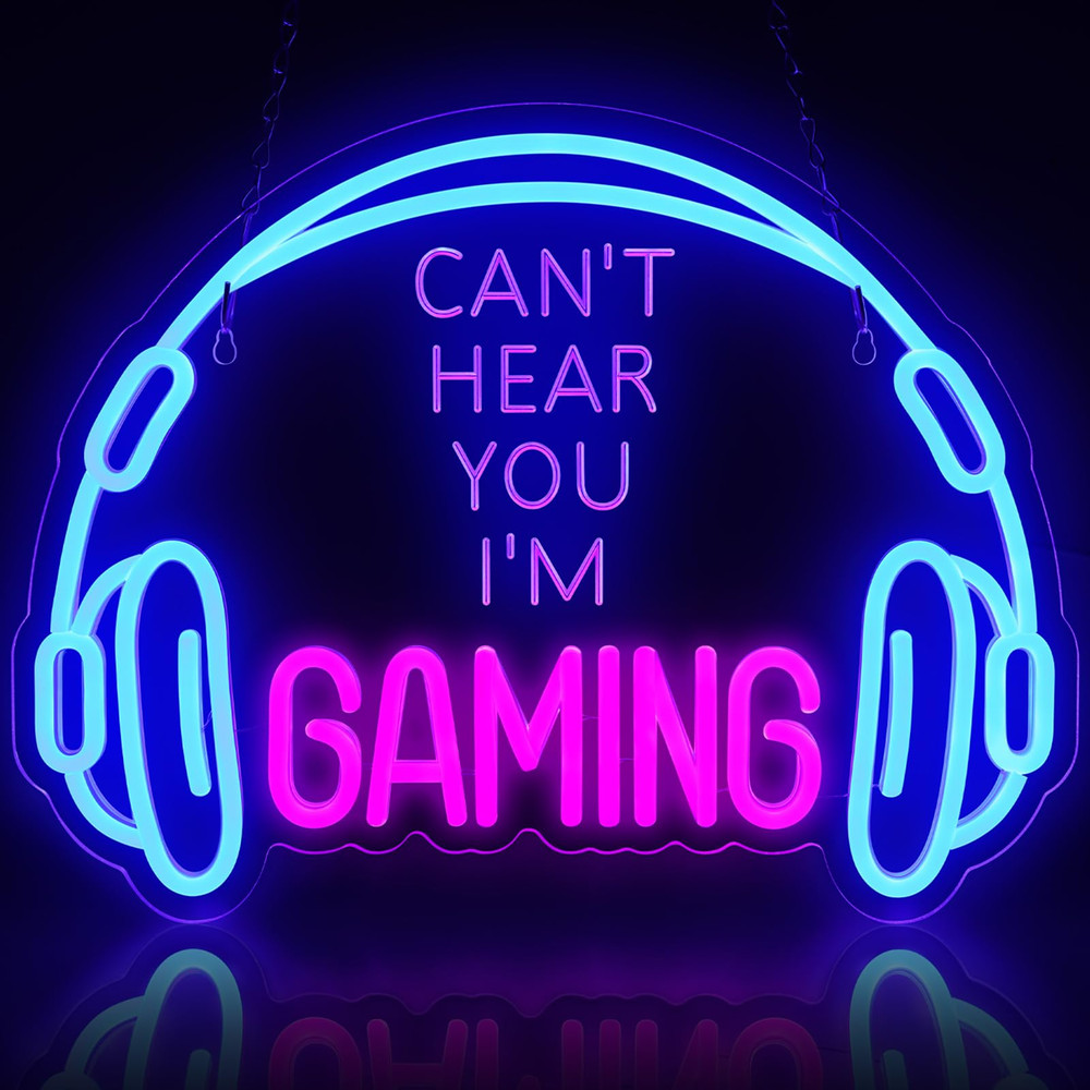 IPlay LED Light Neon Sign For Wall Decor - Can't hear you - Computers & Tech - Lebanon