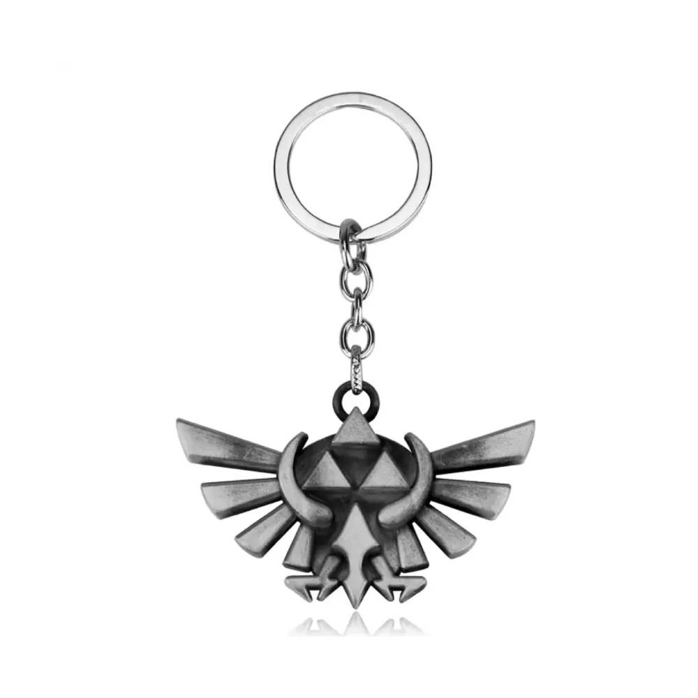 The Legend Of Zelda Keychain - Zelda Hyrule Crest TriForce Silver - Toys & Games - Lebanon