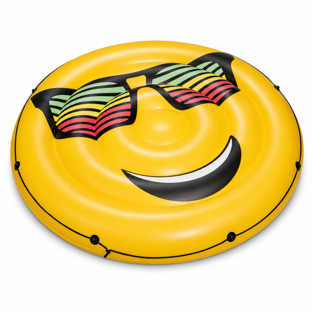 Bestway Bestway Smiley Sunglasses Inflatable Pool Island 188cm | 43139 - Sports & Outdoors - Lebanon