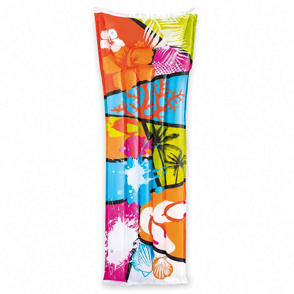 Tropical Floral Inflatable Air Mat - Design 2 | 44033 - Sports & Outdoors - Lebanon