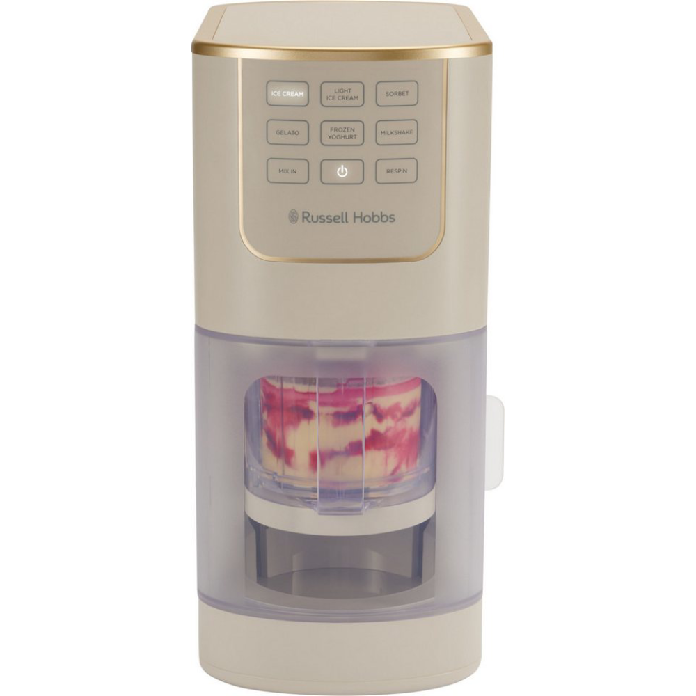 Russell Hobbs Russell Hobbs Chilluxe™ Ice Cream Maker 800W - Stone | 28750-56 - Beauty & Personal Care - Lebanon