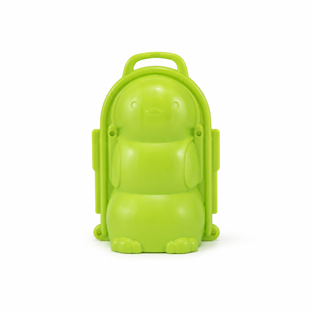 Dede Kids Penguin-Shaped Beach and Sand Mold with Handle - Green | 1718-2 - Toys & Games - Lebanon
