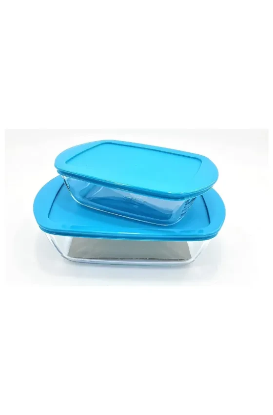 Pyrex PYREX Cook & Store Set of 2 Dishes - 215P & 216P with Blue Lid | 913S659 - Home & Kitchen - Lebanon