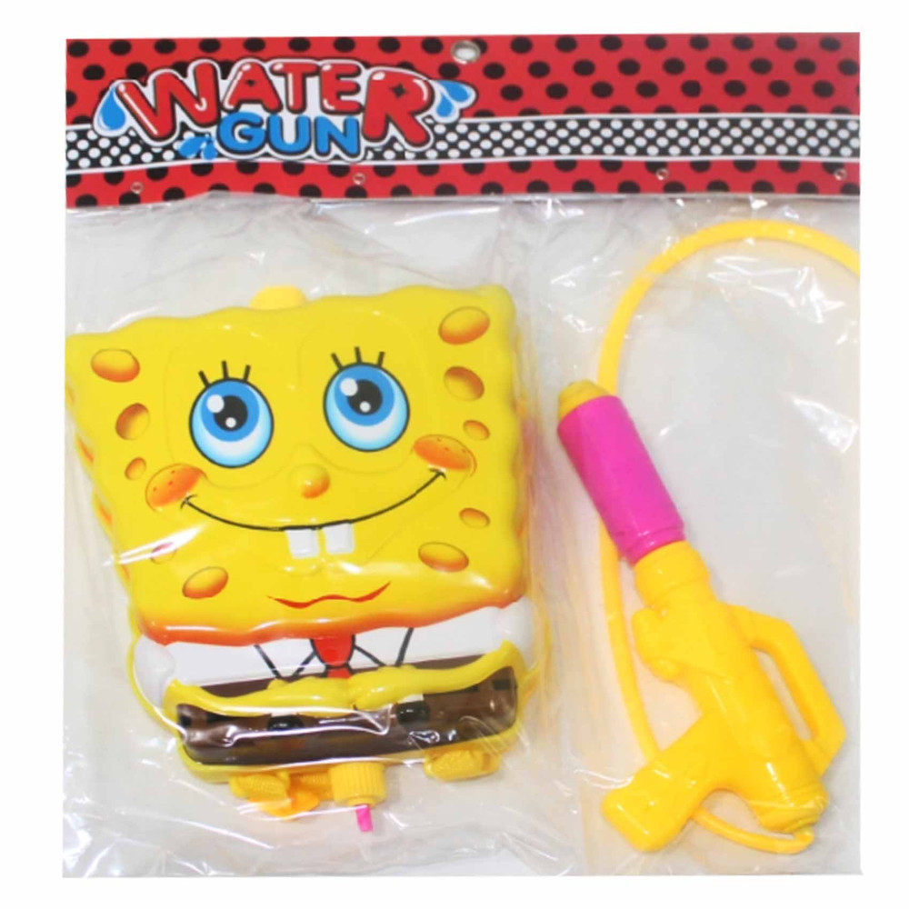 SpongeBob Backpack Water Gun Toy - Yellow | 2015-17 - Toys & Games - Lebanon