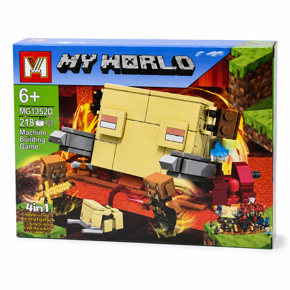 My World Ghast Battle Building Block Set | MG1352A Style 4 - Toys & Games - Lebanon