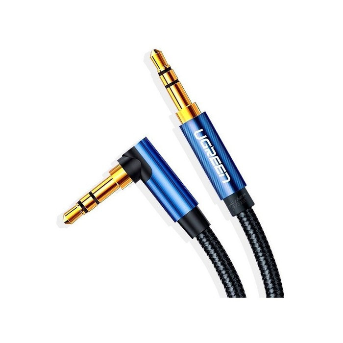 UGREEN UGREEN 3.5mm Male to 3.5mm Male Cable Gold Plated Metal Case with Braid | AV112 | 60179 - Computers & Tech - Lebanon
