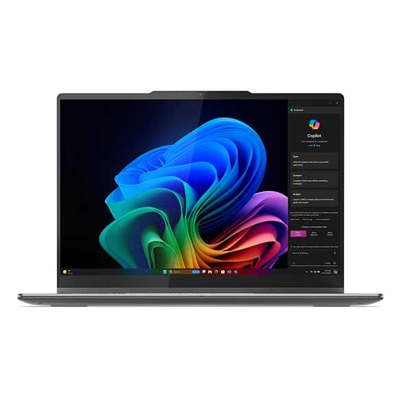 Lenovo Lenovo Yoga 7i 14" OLED Laptop Core Ultra 7 256V 16GB RAM 1TB SSD - Luna Grey | 83JQ0002US - Computers & Tech - Lebanon