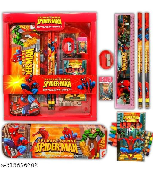 Marvel Marvel Spider-Man School Stationery Set with Notebook & Accessories | WJ1935B - Computers & Tech - Lebanon
