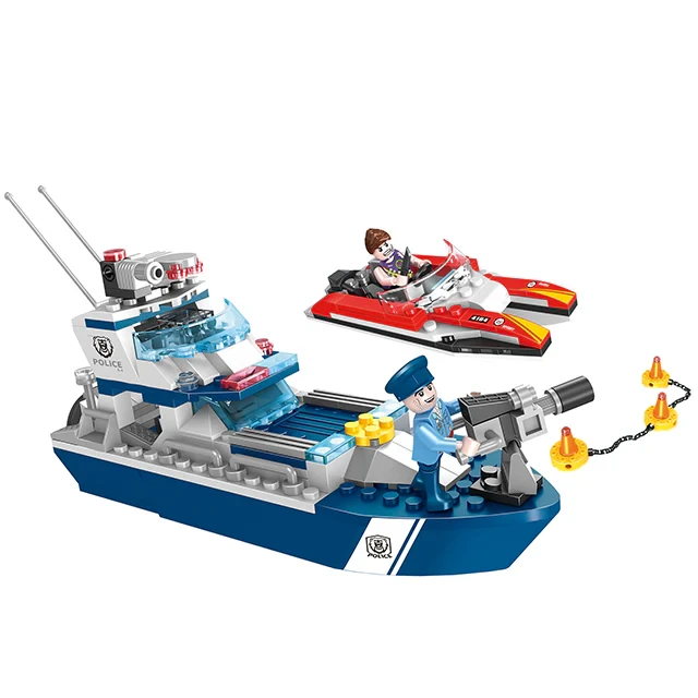 COGO COGO Police Patrol Ship 285-Piece Building Set | 4164 - Toys & Games - Lebanon