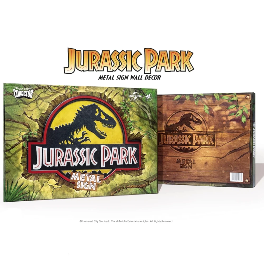 PlayStation Doctor Collector Jurassic Park Logo Metal Sign - Toys & Games - Lebanon