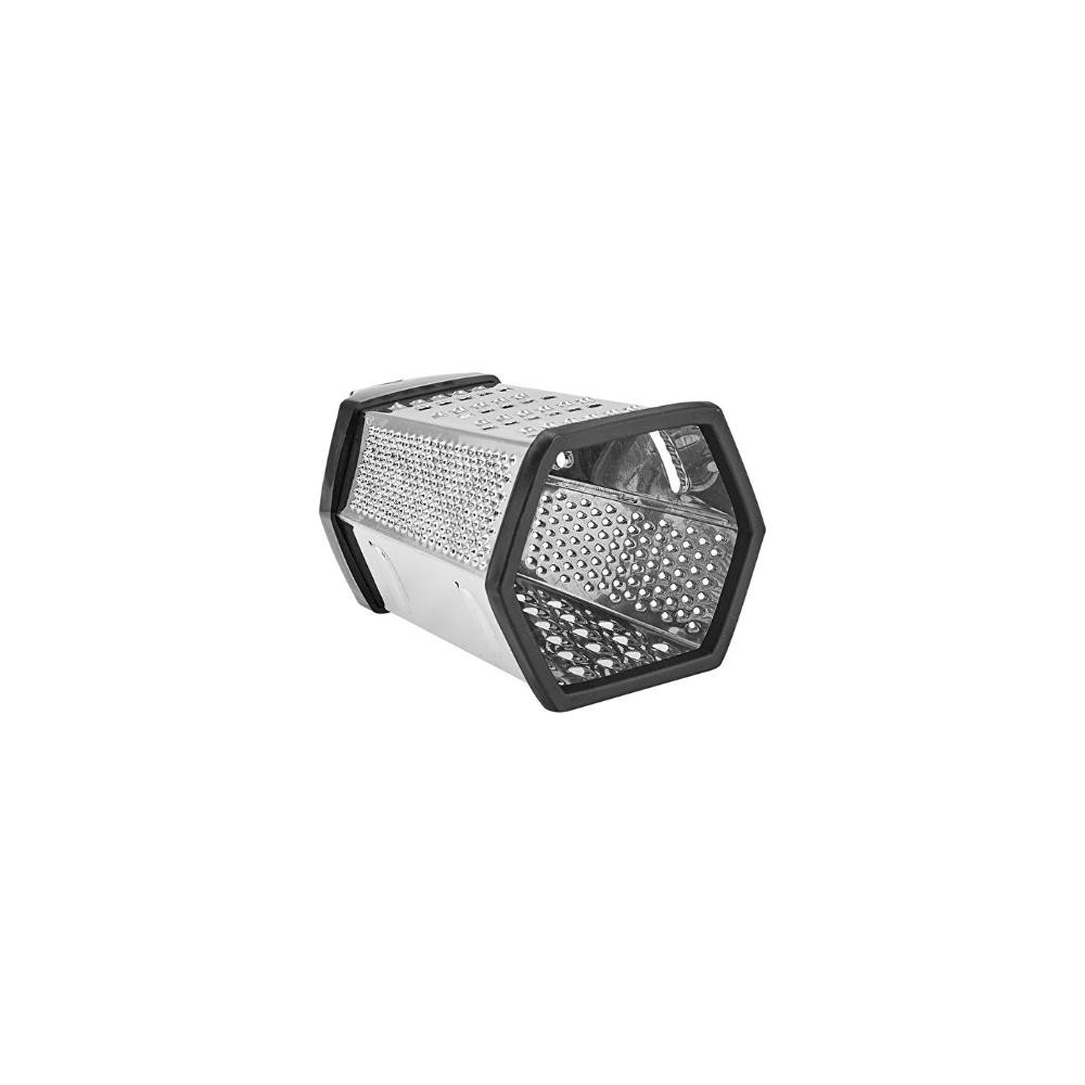 Karaca Karaca Hexagon - Stainless Steel Box Grater - Silver | 153.03.06.7832 - Home & Kitchen - Lebanon
