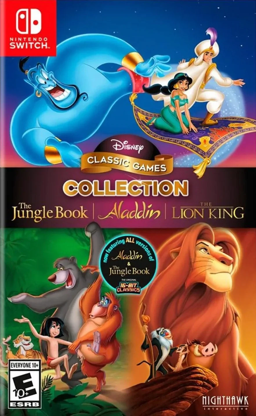 Nintendo Disney Classic Aladdin, Lion King and Jungle Book - Nintendo Switch - Gaming - Lebanon
