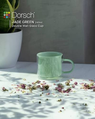 Dorsch Dorsch Jade Green Cup 240ml | DH-09237 - Home & Kitchen - Lebanon