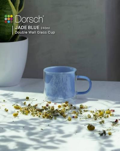 Dorsch Dorsch Jade Blue Cup 240ml | DH-09235 - Home & Kitchen - Lebanon