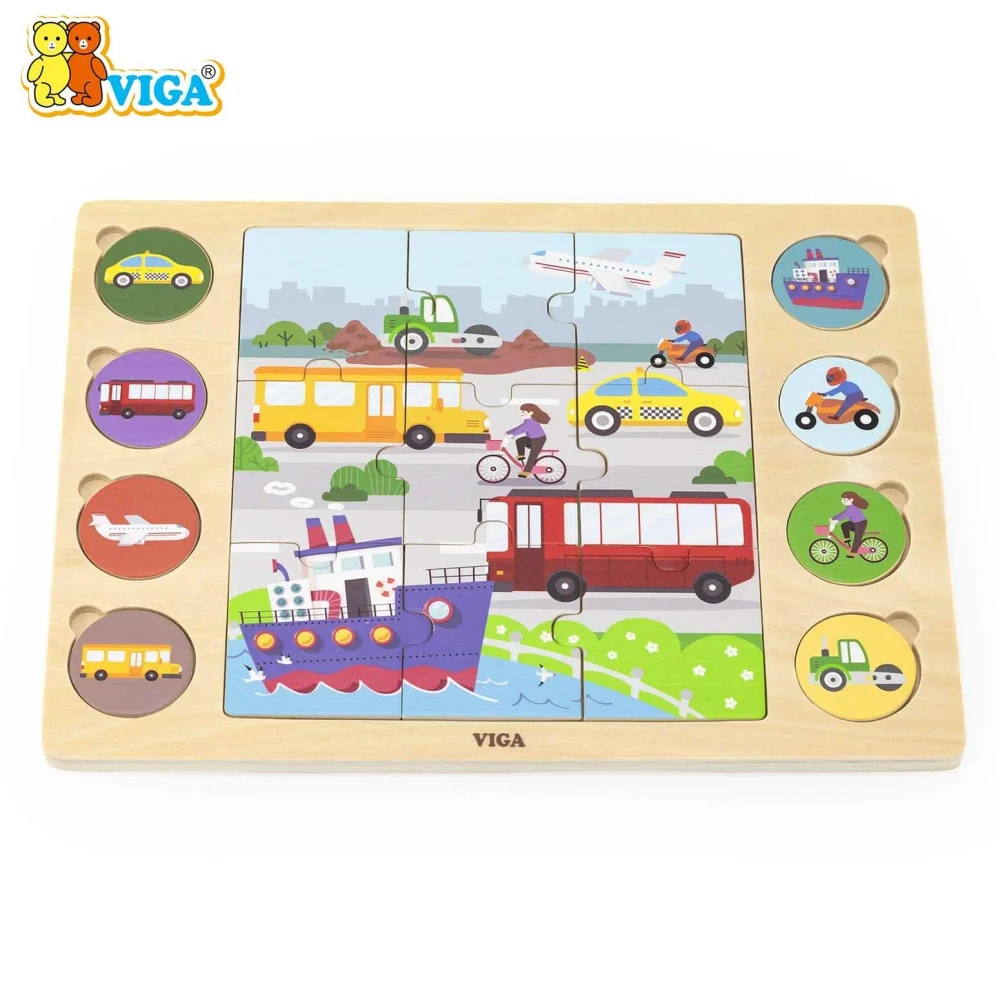 Viga Viga Find & Match Vehicles Puzzle | 44742 - Toys & Games - Lebanon