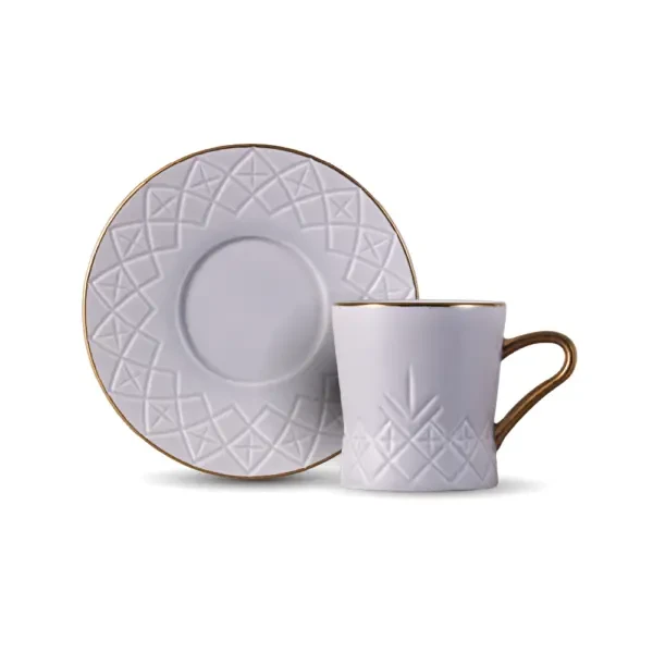 Dorsch Dorsch Regency White 12-Piece Coffee Cup Set | DH-09335 - Home & Kitchen - Lebanon
