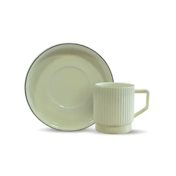Dorsch Dorsch Chateau Creme 12-Piece Coffee Cup Set | DH-09345 - Home & Kitchen - Lebanon