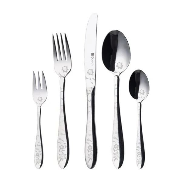 Dorsch Dorsch Tulip 30-Piece 18/10 Stainless Steel Cutlery Set | DH-01931 - Home & Kitchen - Lebanon