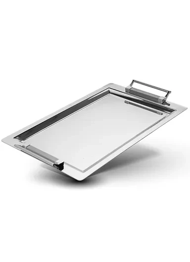 Dorsch Dorsch Cassia Silver 18/10 Stainless Steel Tray | DH-03238 - Home & Kitchen - Lebanon