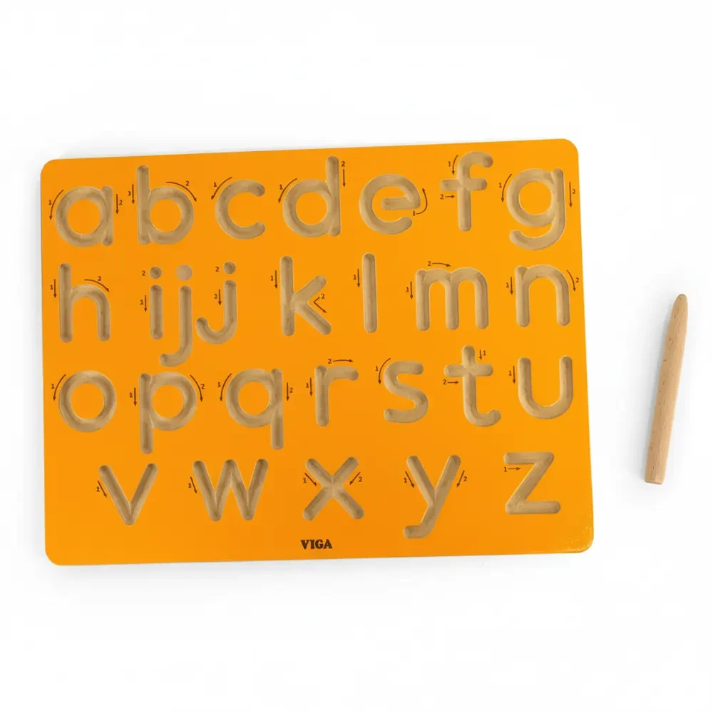 Viga Viga Wooden Lowercase Alphabet Tracing Board | 44695 - Toys & Games - Lebanon