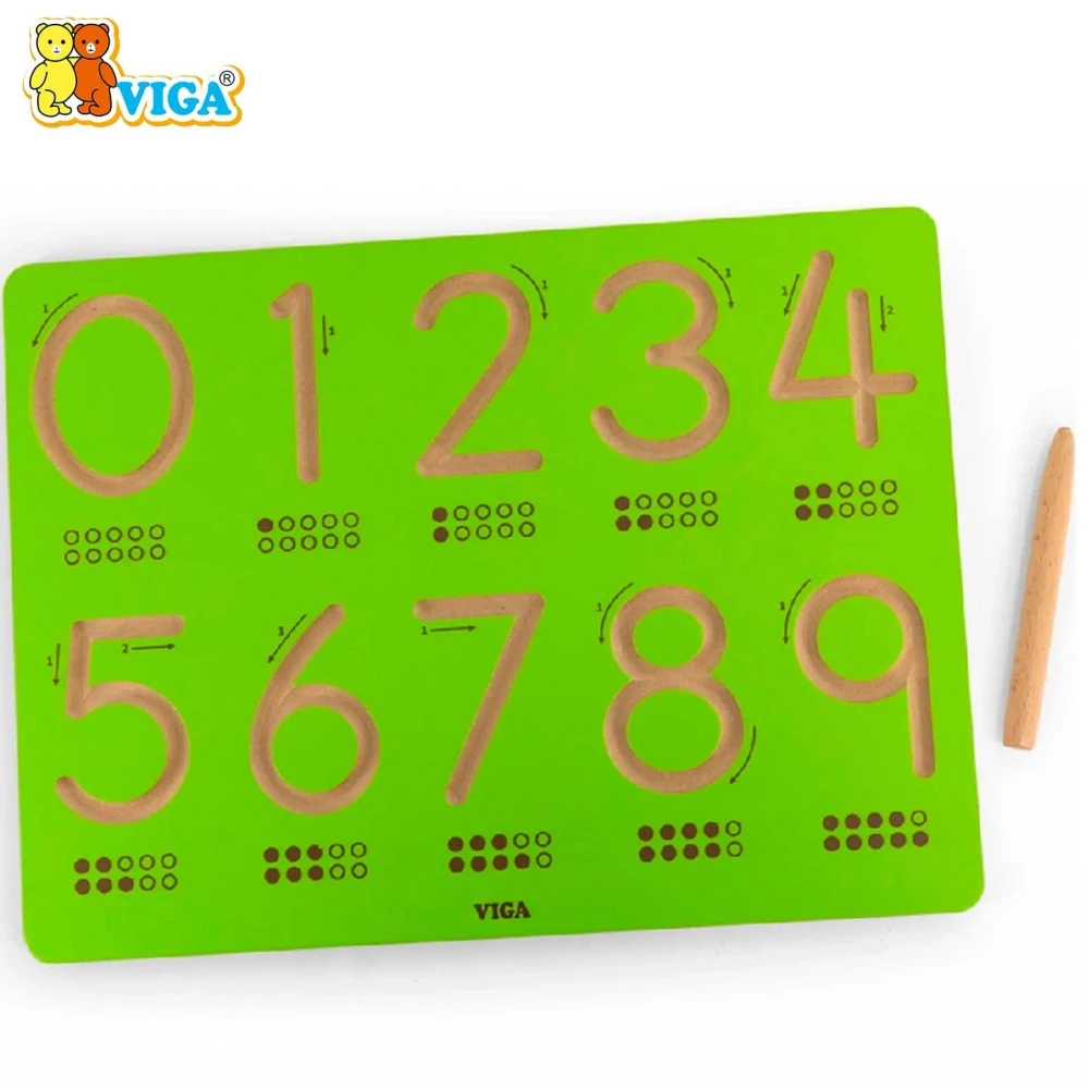 Viga Viga Tracing Board Numbers | 44698 - Toys & Games - Lebanon