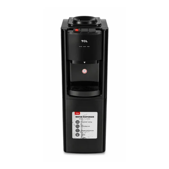 TCL TCL Top Load Water Dispenser 3 Taps with Cabinet Black | TY-LWYR33W/S - Home & Kitchen - Lebanon
