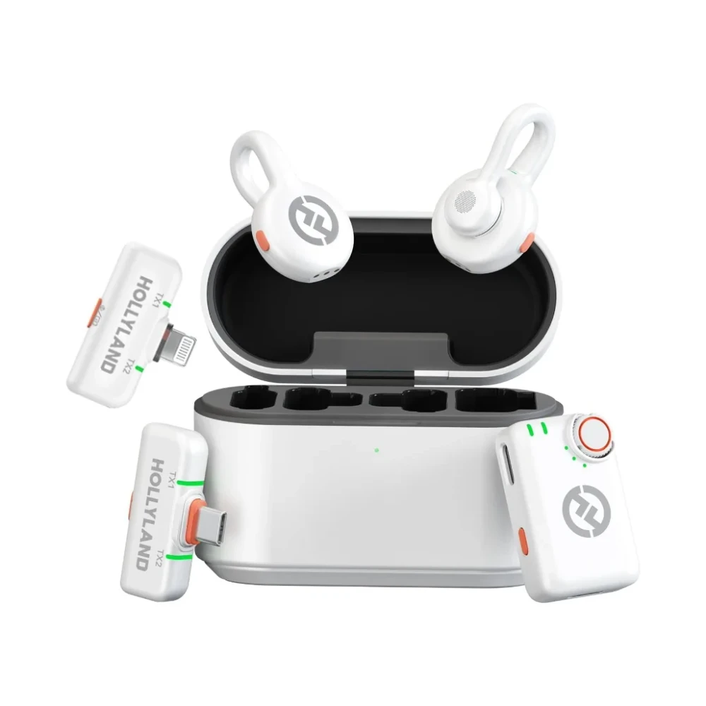 Hollyland Hollyland LARK M2S Wireless Microphone Ultimate Combo - Glacier White23 - Computers & Tech - Lebanon