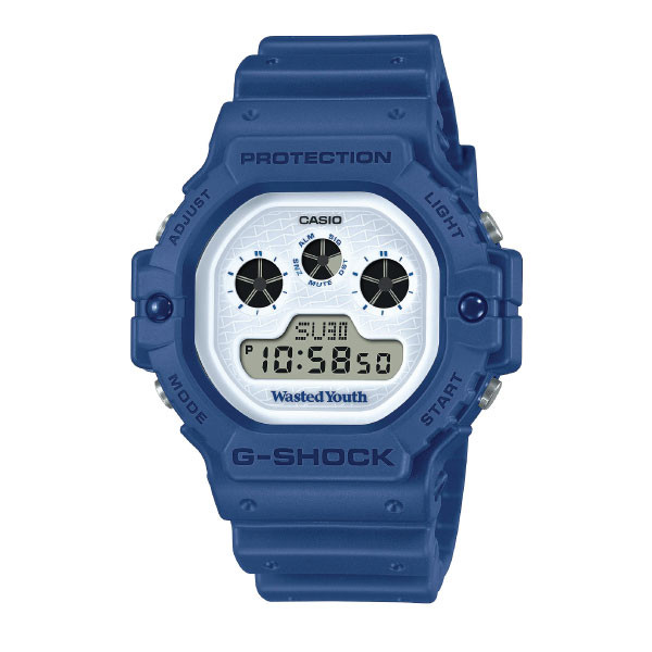 Casio Casio G-SHOCK Wasted Youth Collaboration Digital Watch - Blue | DW-5900WY-2DR - Phones & Wearables - Lebanon